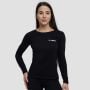 Basic Langarm T-Shirt in Black - GymBeam L