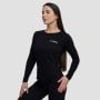 Basic Langarm T-Shirt in Black - GymBeam L