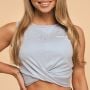 Women‘s Breeze Cropped Top Dove - BeastPink M
