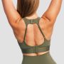 Combat Sports Bra Olive Grey - GymBeam S