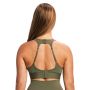 Combat Sports Bra Olive Grey - GymBeam S