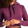 Essential Cropped Hoodie für Frauen in Plum - STRIX S