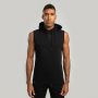 Essential Hoodie Tank-Top in Black -STRIX L