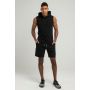 Essential Hoodie Tank-Top in Black -STRIX L