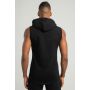 Essential Hoodie Tank-Top in Black -STRIX L