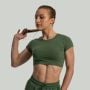 Essential Crop Top für Frauen Cedar Green - STRIX M