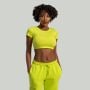 Essential Crop Top für Frauen Chartreuse - STRIX M