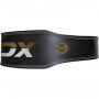 Fitness belt 6“ Leather Black/Gold - RDX Sports M