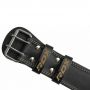 Fitness belt 6“ Leather Black/Gold - RDX Sports M