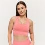 FLO Sports Bra Coral - GymBeam S