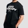 Gym Therapy T-shirt Black - GymBeam XL