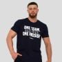One Team T-Shirt Navy - GymBeam XXXL
