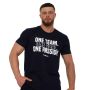 One Team T-Shirt Navy - GymBeam XXXL