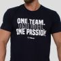 One Team T-Shirt Navy - GymBeam XXXL