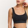 Lift Seamless Sports Bra Coal - GymBeam S