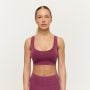 Lift Seamless Sports Bra Plum - GymBeam S