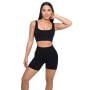 Lift Seamless Sports Bra Black - GymBeam S