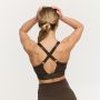 Limitless Sports Bra Espresso - GymBeam M