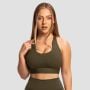 Limitless Sports Bra Espresso - GymBeam L