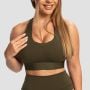 Limitless Sports Bra Espresso - GymBeam L