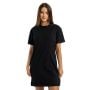 Women’s ALPHA T-Shirt Dress Black - STRIX S