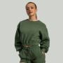 Lunar Cropped Pullover Cedar Green - STRIX L