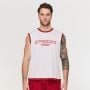 Men‘s Varsity Tank Top White - GymBeam XL