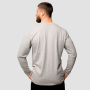 Basic Langarm T-Shirt für Männer Grey - GymBeam XXL