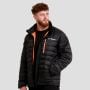 Steppjacke für Männer in Black/Orange - GymBeam M