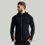 MERINO I Zip Up Hoodie in Black - STRIX L