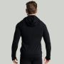 MERINO I Zip Up Hoodie in Black - STRIX L