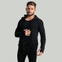 MERINO I Zip Up Hoodie in Black - STRIX L