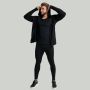 MERINO I Zip Up Hoodie in Black - STRIX L