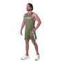 Mesh Shorts Essence Green- GymBeam XXL