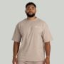 Oversized  T-Shirt in Taupe - STRIX XL