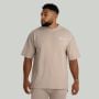 Oversized  T-Shirt in Taupe - STRIX XL