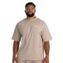 Oversized  T-Shirt in Taupe - STRIX XL