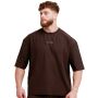 Unstoppable Oversized T-Shirt in Brown - GymBeam XXL