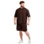 Unstoppable Oversized T-Shirt in Brown - GymBeam XXL