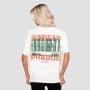 Prague T-shirt Cream - GymBeam XXL