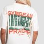Prague T-shirt Cream - GymBeam XXL