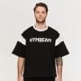 Premium Heavyweight Varsity T-Shirt Black  - GymBeam S