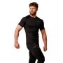 Pulse Running T-Shirt in Black - GymBeam XL