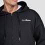 Relay Zip Hoodie Black - GymBeam XL
