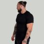 Ribbed T-Shirt in Black - STRIX XL