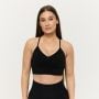 Sculpt Seamless Sports Bra Black - GymBeam XL
