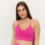 Sculpt Seamless Sports Bra Rose - GymBeam S