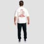 Shaker Boxy T-shirt White - GymBeam L