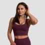 Cut-Out Sport-BH in Eggplant - GymBeam M