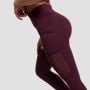 Mesh-Panel Leggings für Frauen in Eggplant - GymBeam L